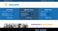Desktop Screenshot of linguagrupa.hr